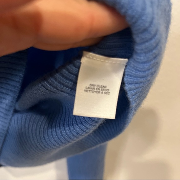 Anne Klein Sport Blue Cowl Neck Sweater - Picture 11 of 11